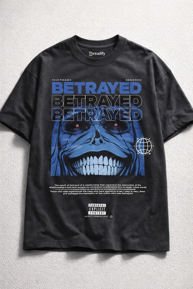 "Betrayed" Graphic Tee - Gothic Expression